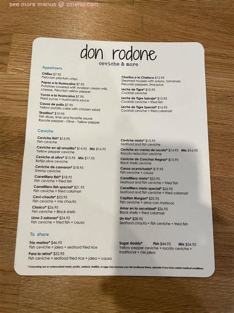 don rodone menu